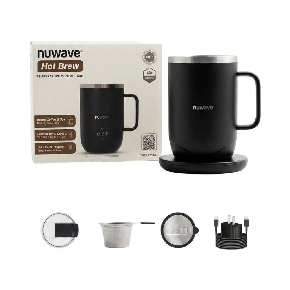 Smart Mug – Precision Temperature & Built-In Brewing,